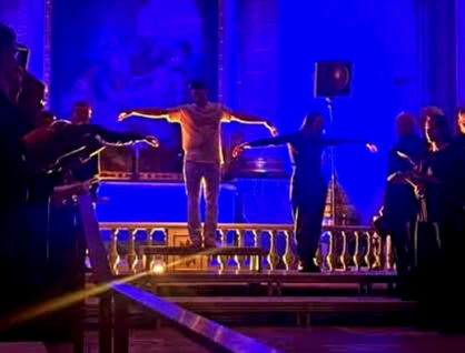 Repetitionsbild från scenisk Johannespassion i Karlshamn -25